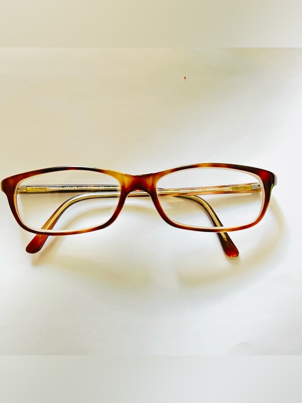 Giorgio Armani Eyeglasses Frames Only, 2003 302, 50-16-135, Brown, Made in Italy